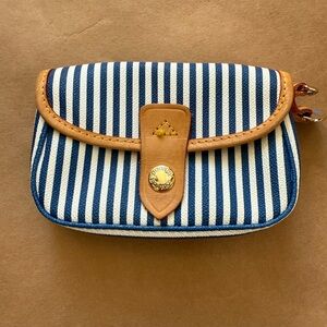 Dooney & Bourke Striped Leather Wristlet